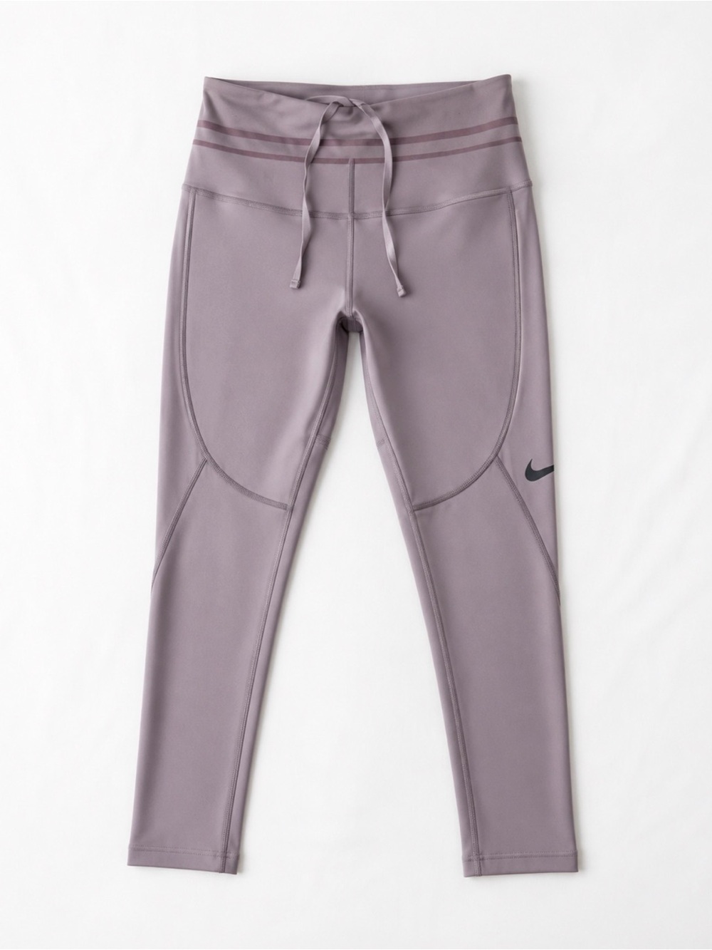 Nike Mauve Cropped Long-Sleeve Athletic Top and leggings small size - Picture 2 of 2